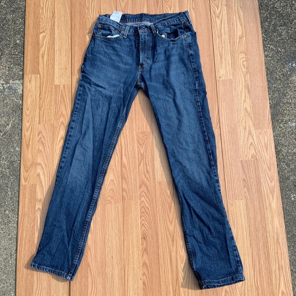 levis 514 dark blue